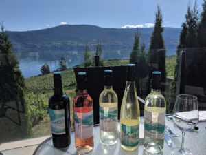 Stunning views with Okanagan Valley wine tasting at Kitsch Cellars